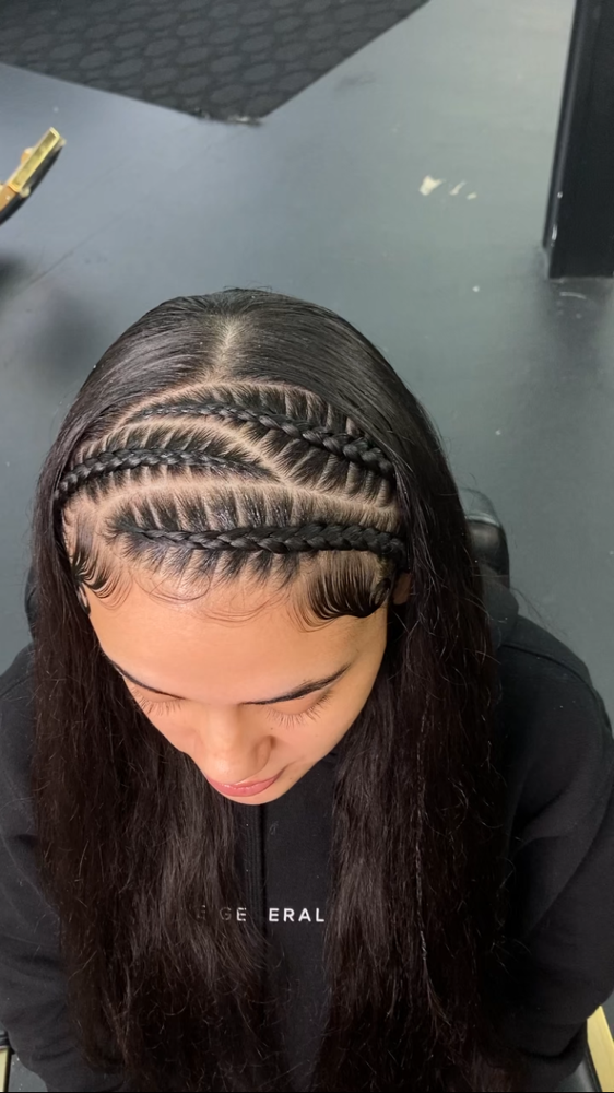 3 Natural Stitch Braids