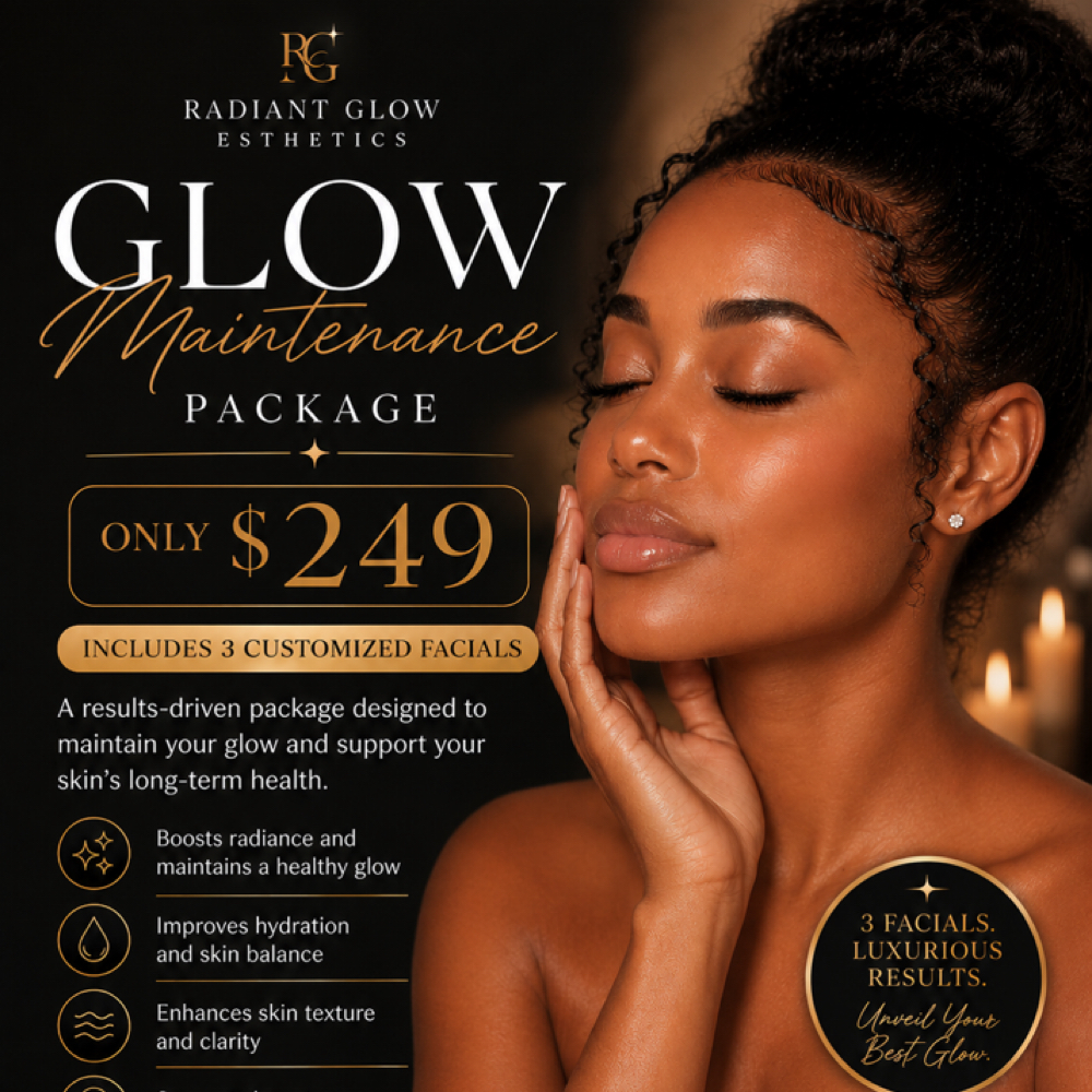 Glow Maintence Package at Radiant Glow Esthetics in Dallas, TX