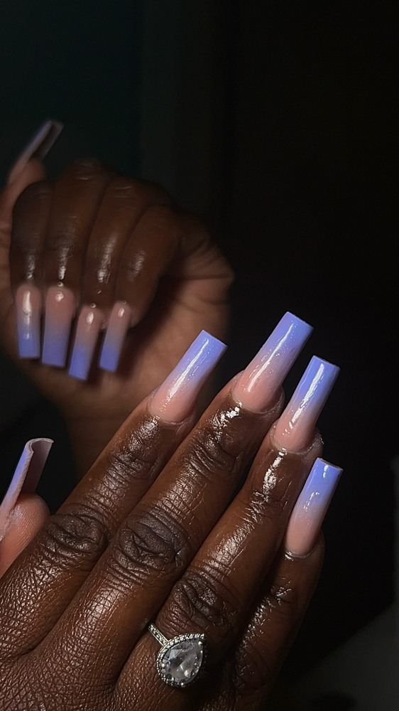 Long Acrylic Nails