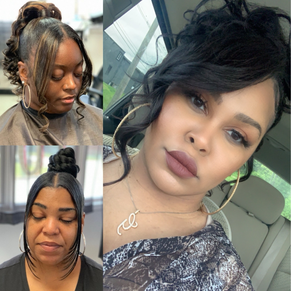 Ponytail & Bang Style