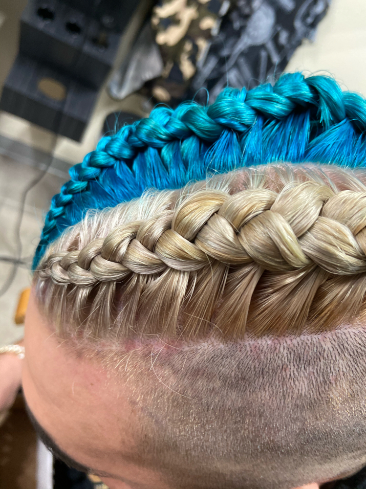 Partial bleach retouch