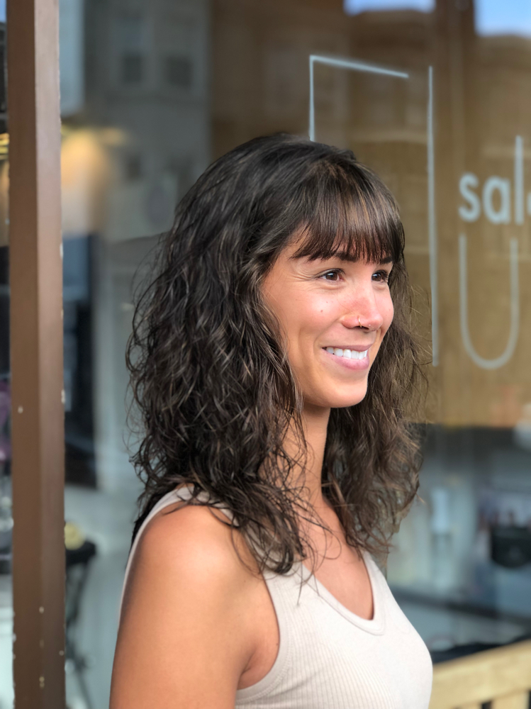Bang Trim at Salon Flux in San Francisco, CA