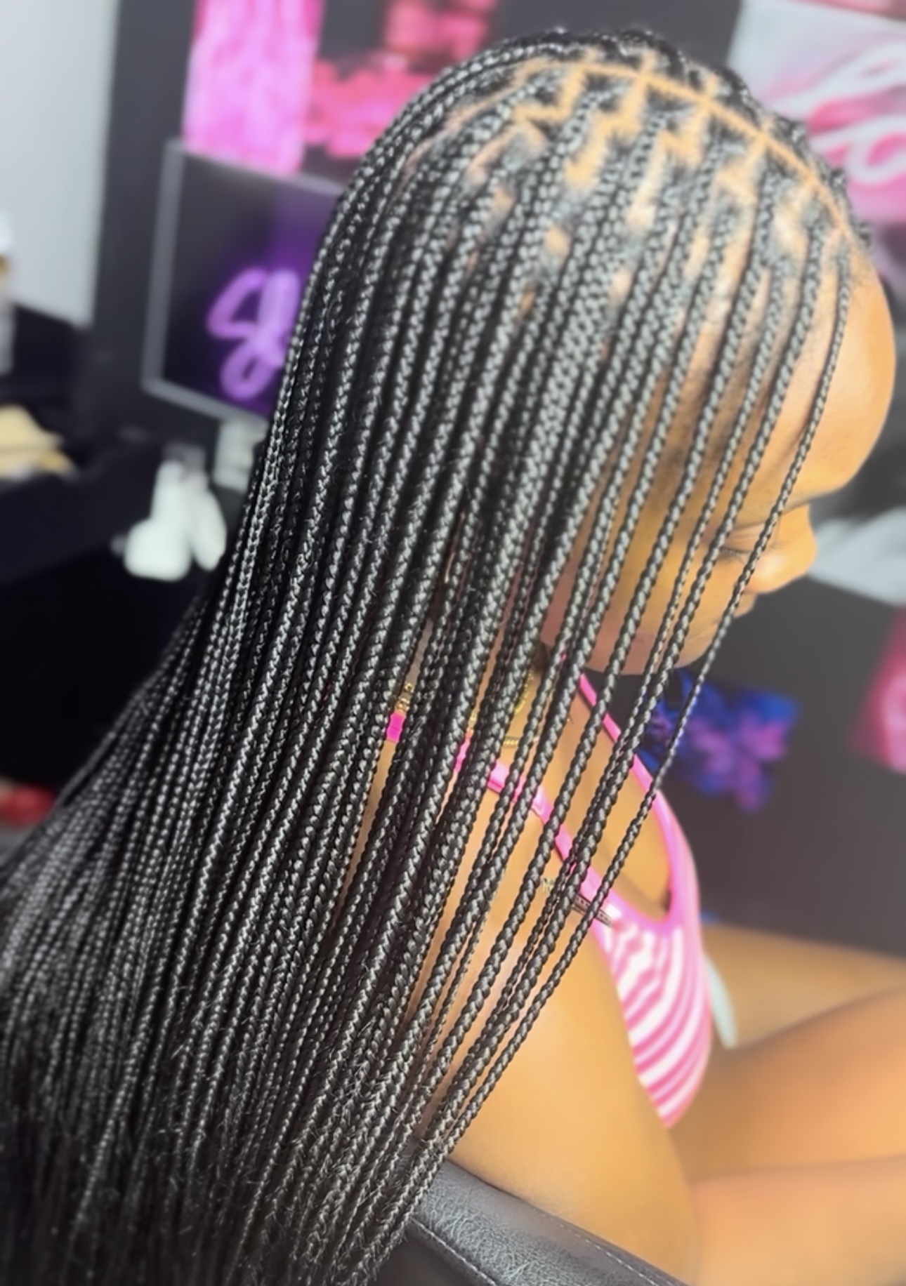 Extra Small Knotless Braids at The Royal Way in Rochester, NY
