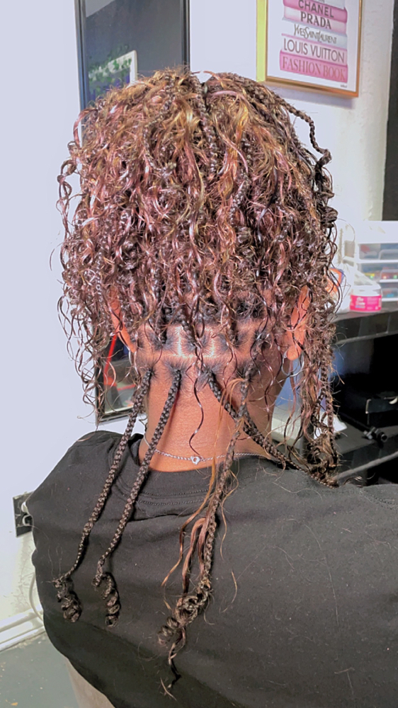 Small Shoulder Length Boho