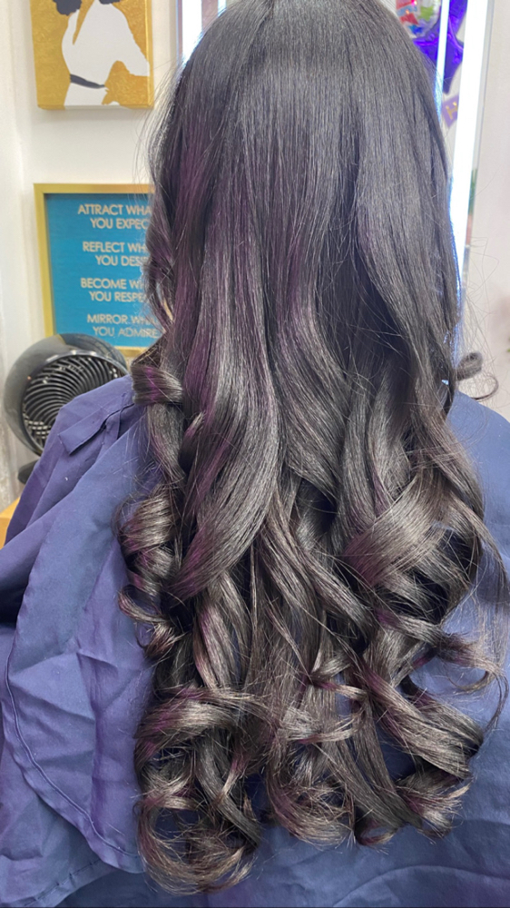 Keratin straightening treatment at Prissy Girl Hair & Co. in Downtown Los Angeles, CA