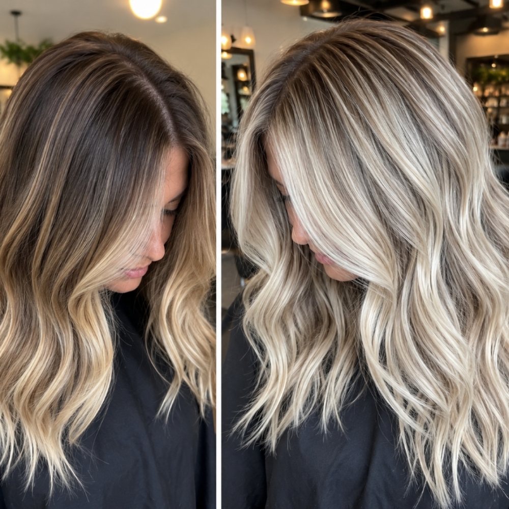 Color and Full Highlight at Ella Rose Salon and Spa in Carbondale, CO
