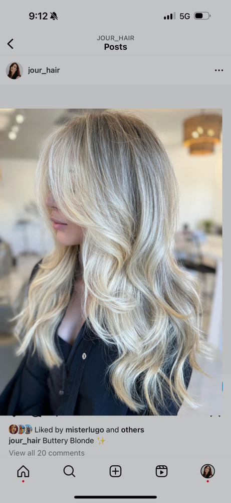 Full Highlight, Haircut and Blowdry
