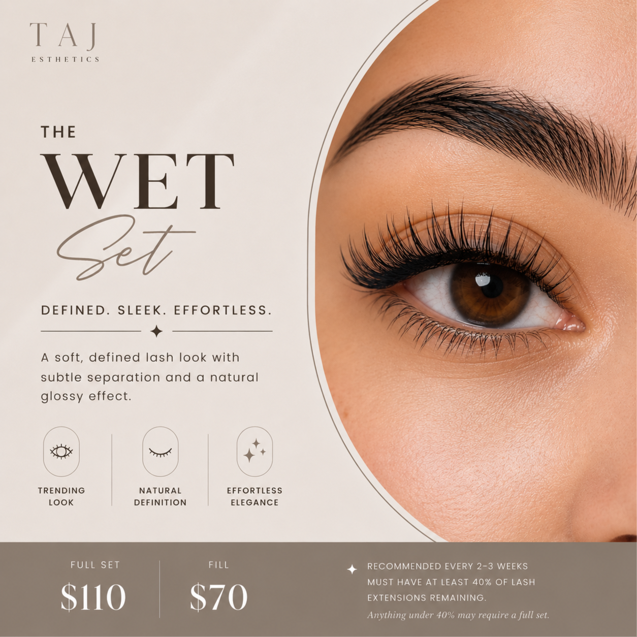 The Wet Set at Taj Esthetics in Ankeny, IA