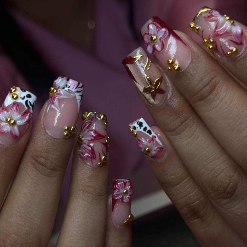 Detailed Design(acrylic) at West Coast Nail in Texarkana, TX
