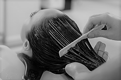 Conditoning Scalp Massage at Hair by Celeste, Liana, and Yvonne in West Palm Beach, FL