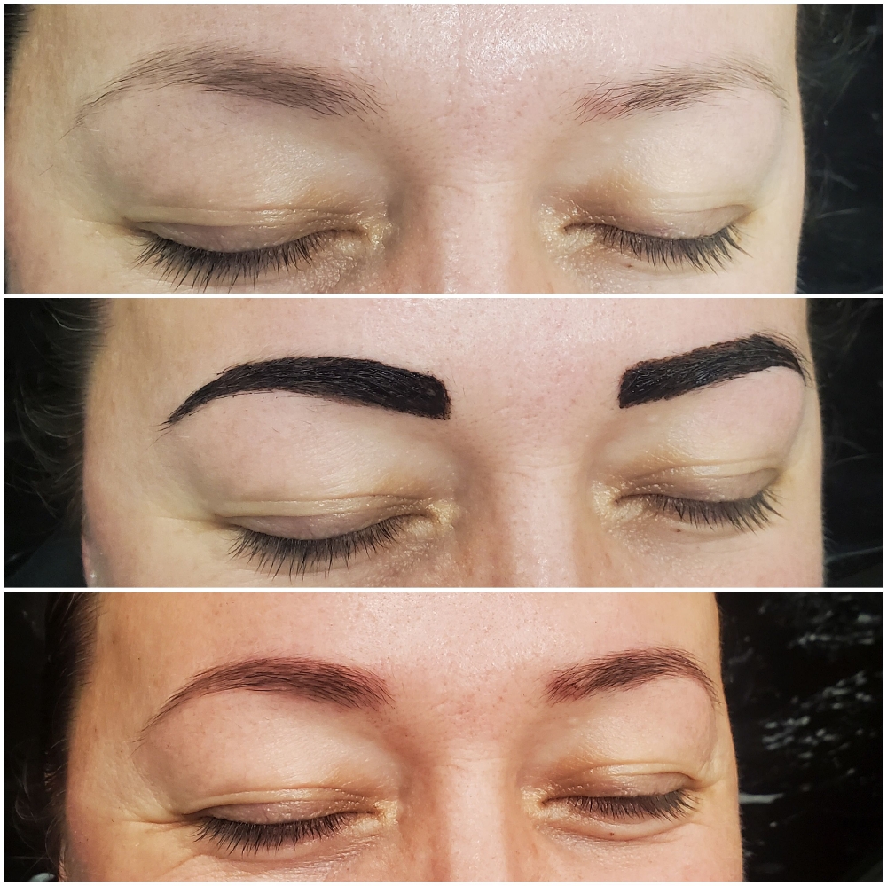 Eyebrows henna tint