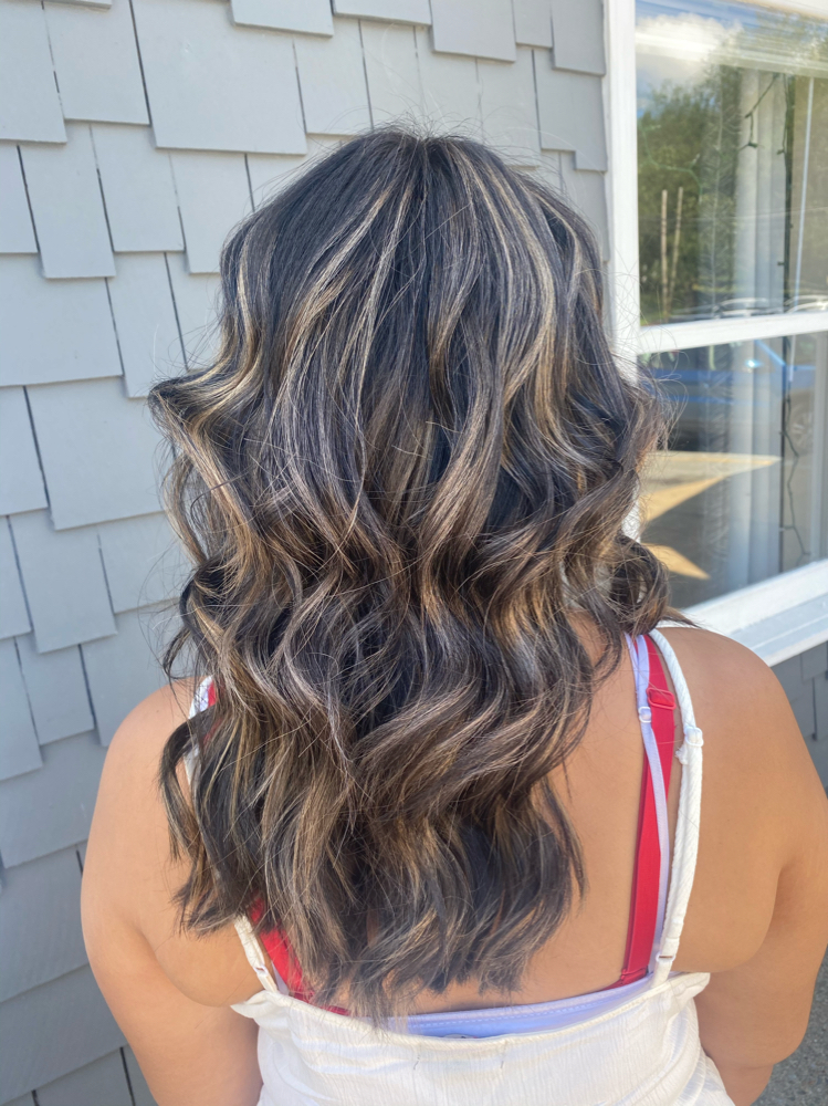 Partail Foil Cut And Blowdry