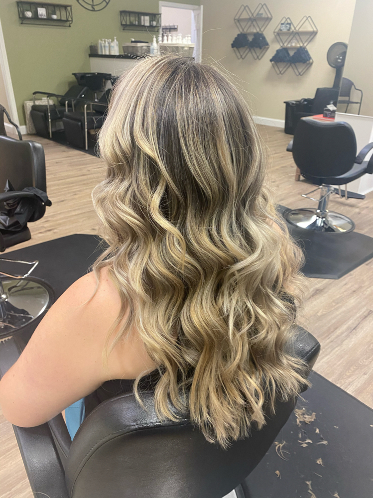 Foil/Balayage Cut And Blowdry