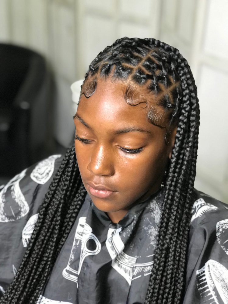 Crisscross Knotlessbraids