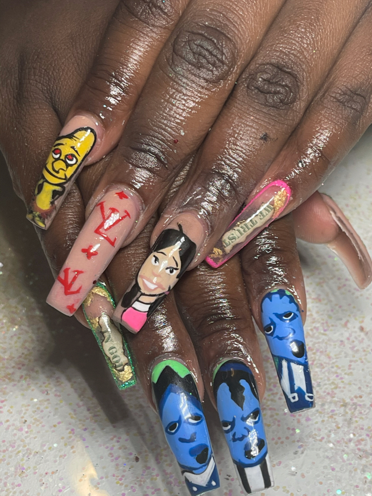 Hand drawn Full set: