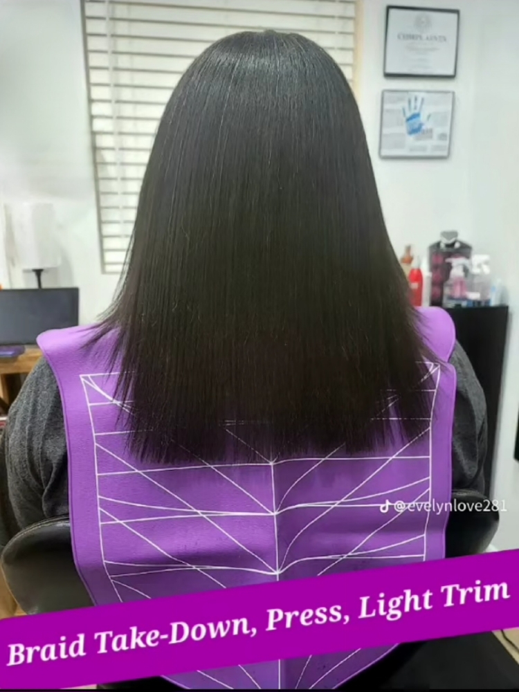 Trim, bang trim or face frame only at EH Beauty Group LLC in Spring, TX