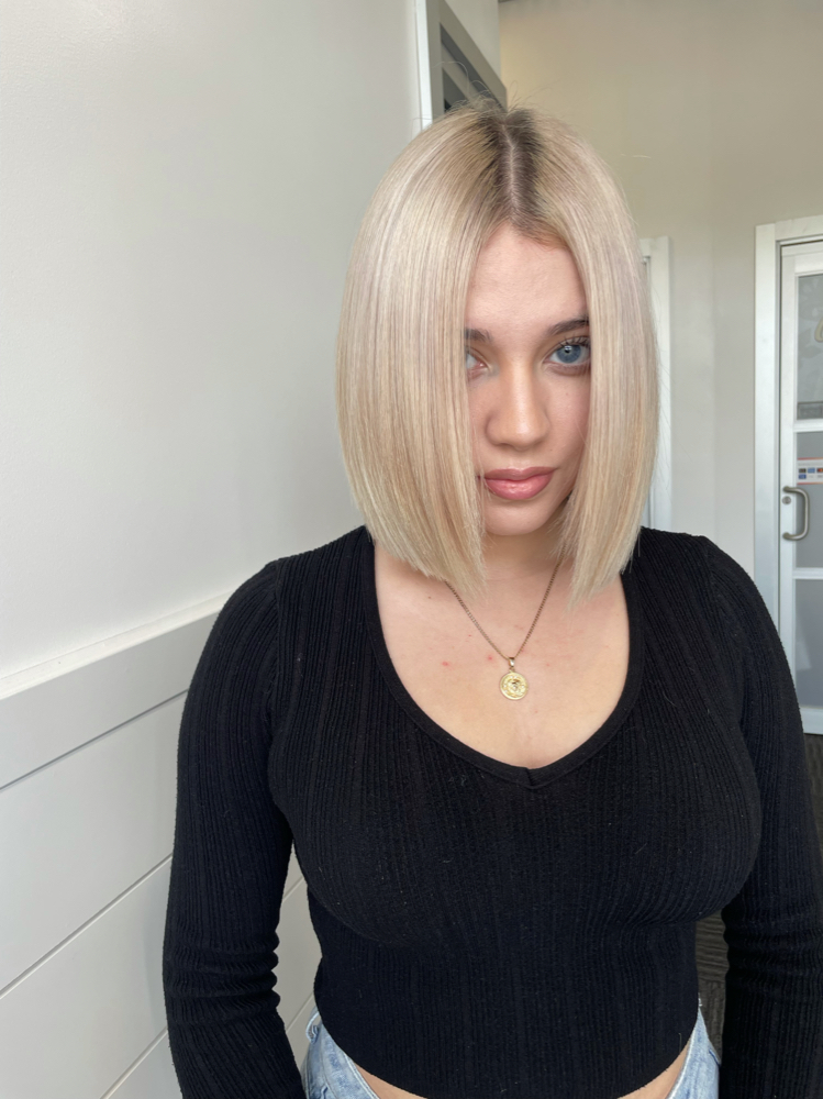 Platinum Root Retouch at Jeanette Madsen in Rancho Cucamonga, CA