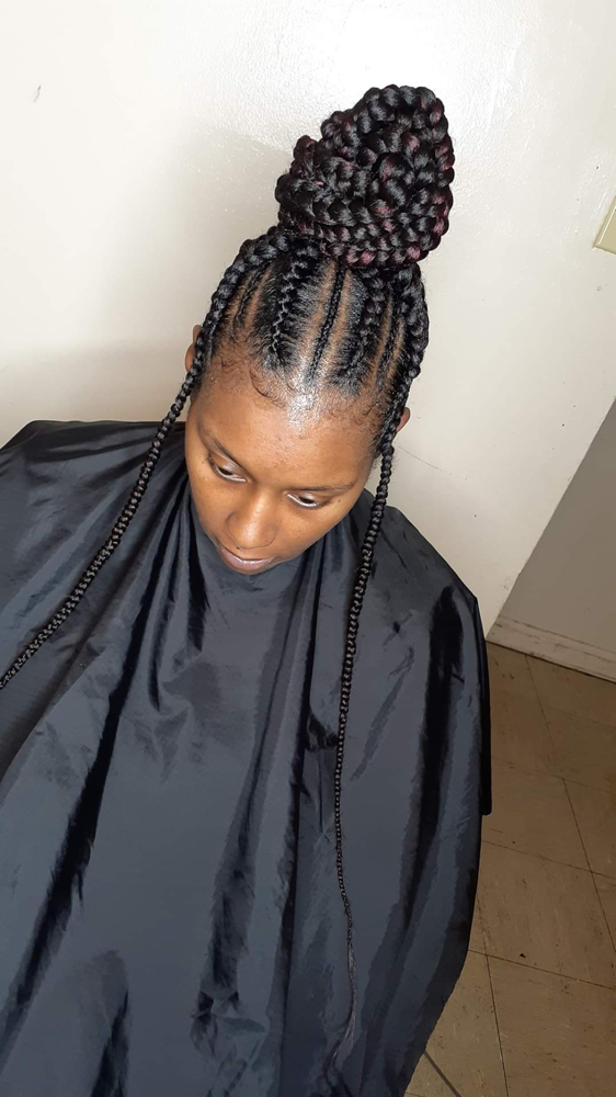 Medium Feeders Into A Ponytail