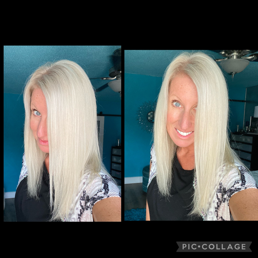 Highlight foil/cut blow out