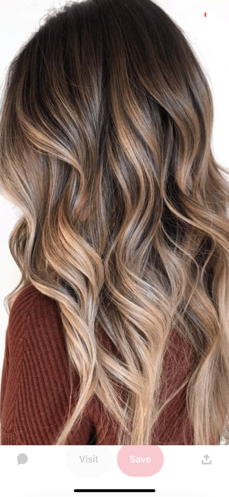 Partial balayage