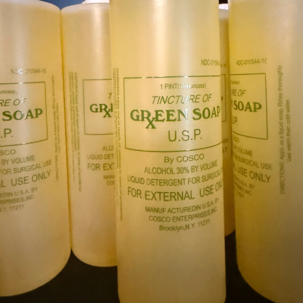 Green Soap at The crown ink studio in Corpus Christi, TX