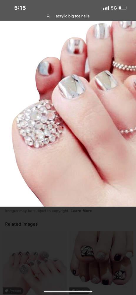 Blinged Out (Big Toes Only)