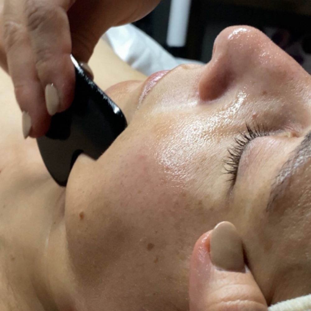 Botanical Facial w Gua Sha at The Skin Co. in Orange, CA
