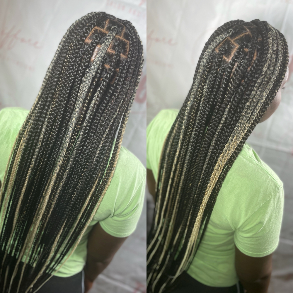 Large/Waist Len Knotless Box Braids