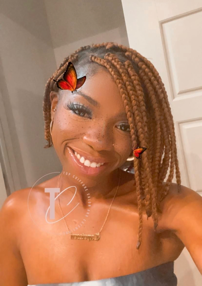Medium Box Braid Bob