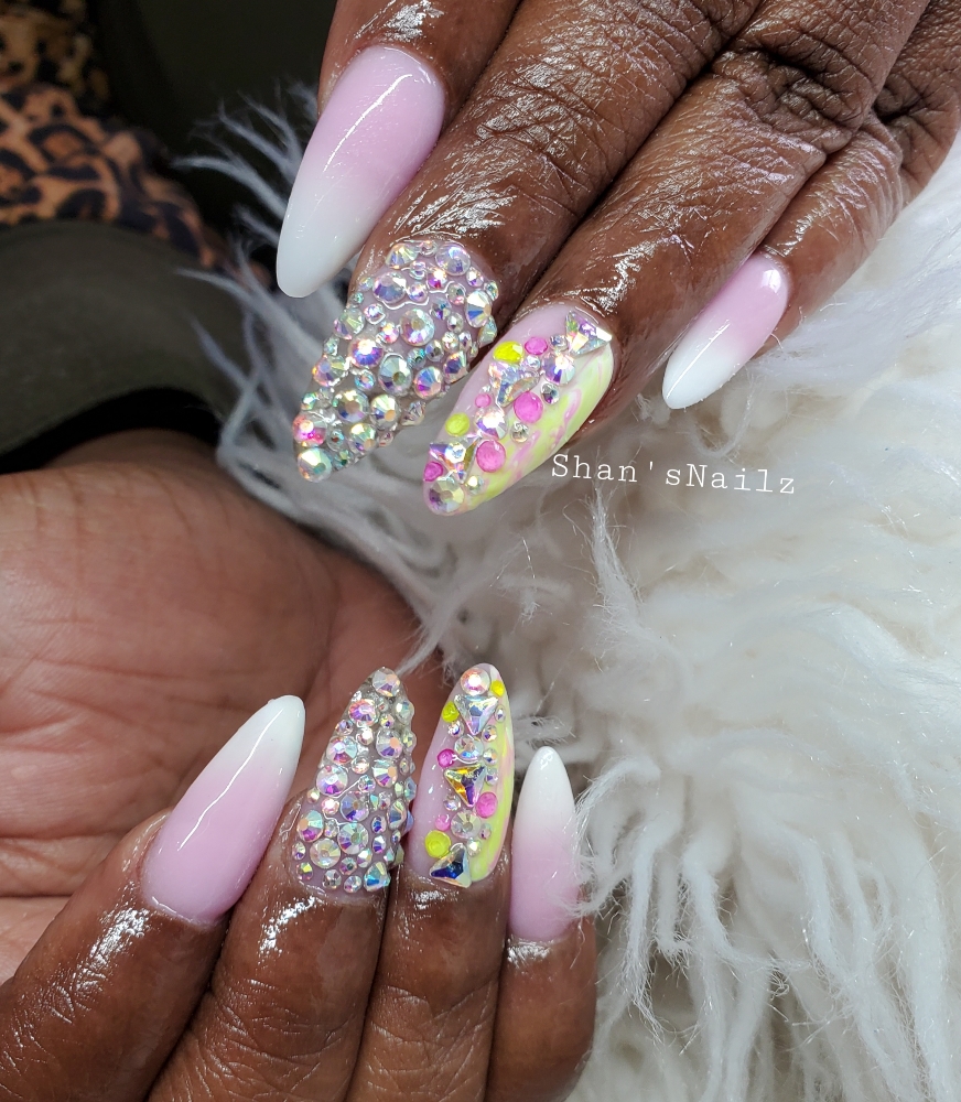 Add Ons ( Crystal On 4 Nails)
