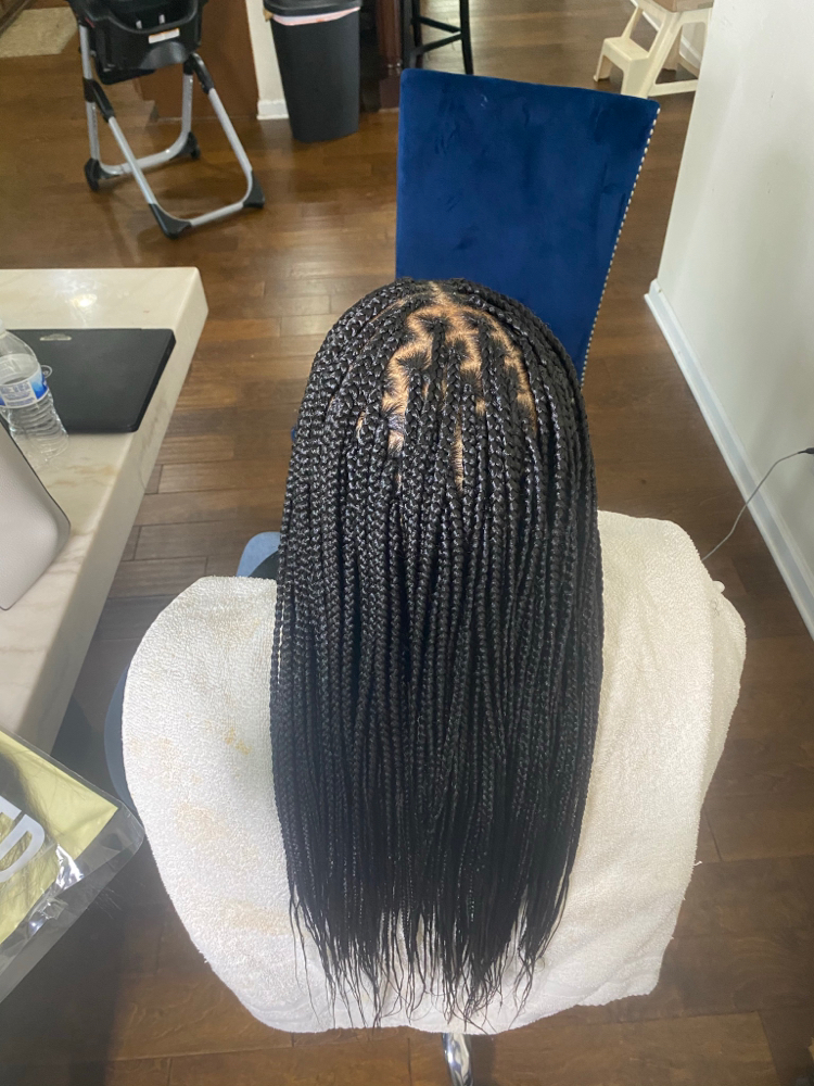 Small Knotless Braids