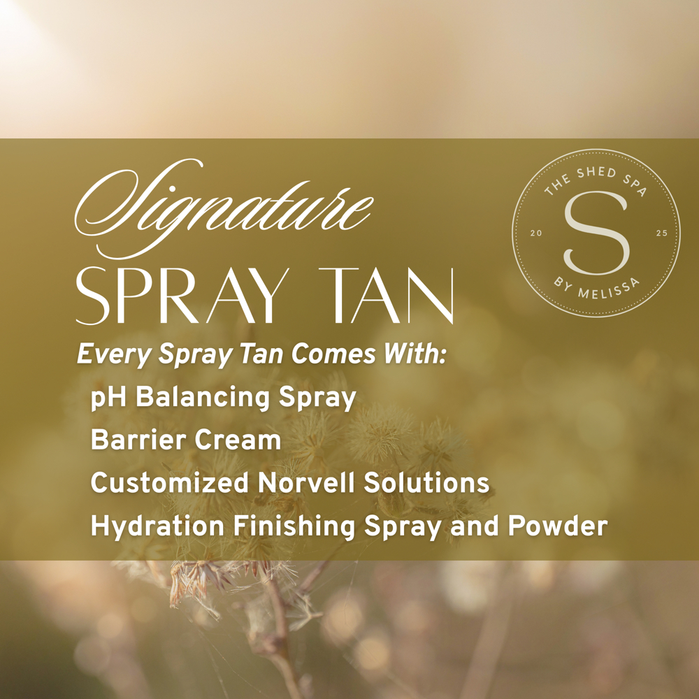 Signature Glow Spray Tan at The Shed Spa - Seymour Aesthetician in Seymour, TN