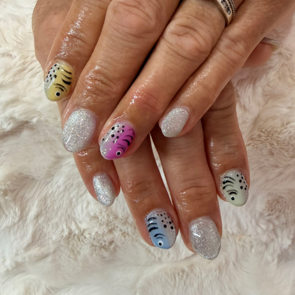 Medium Hard Gel Application at Tailored Nails in Plainfield, IN