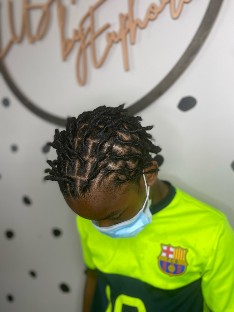 Childrens’ Loc Retwist (under12)