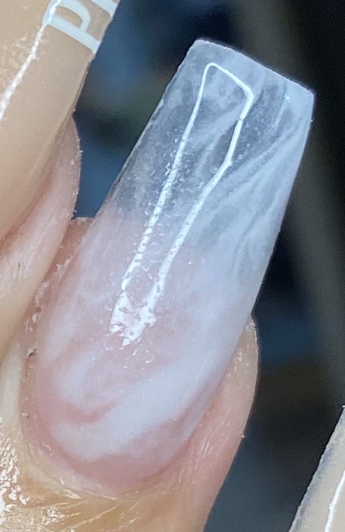 Marbled Nail 2 Fingers For $3.50