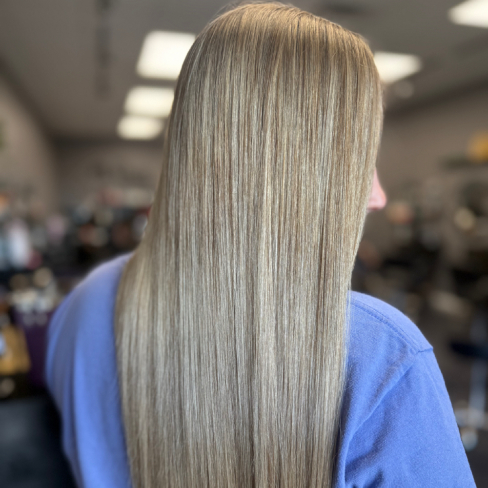 Partial Foil + Cut at Indy J Hair LLC in Port Charlotte, FL