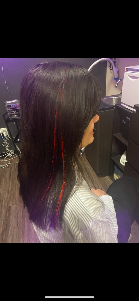 Hair Tinsle at Madi-Lou's Studio in Austin, TX