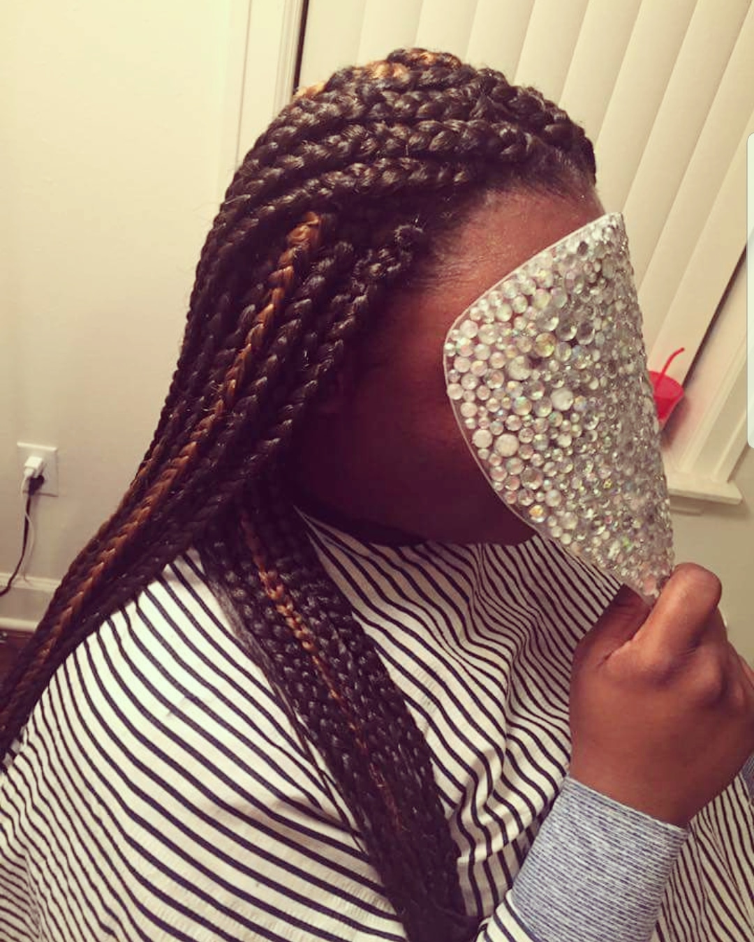 Large Waist Lngth Box Braids