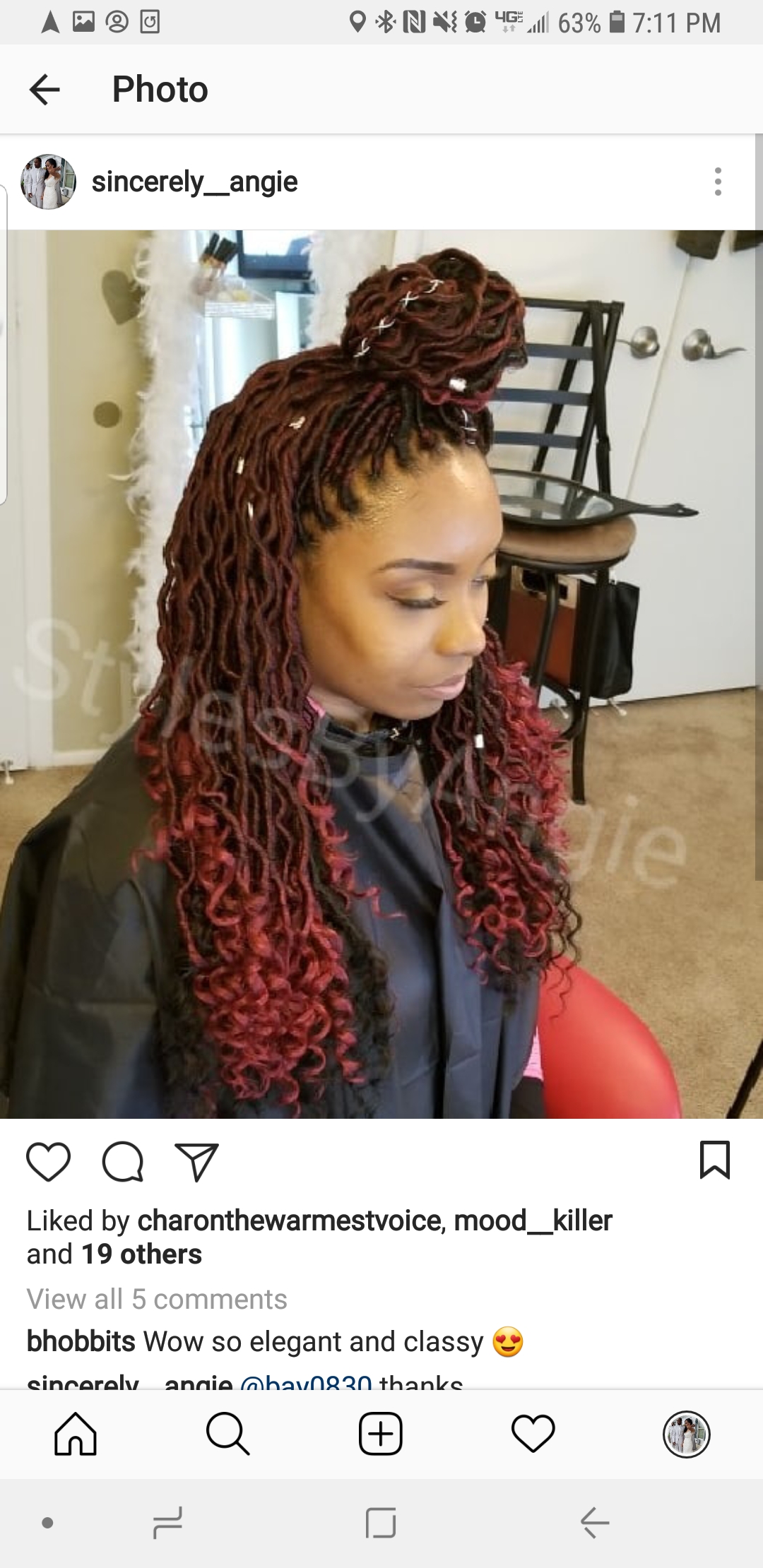 Half Crochet Half Individuals Locs