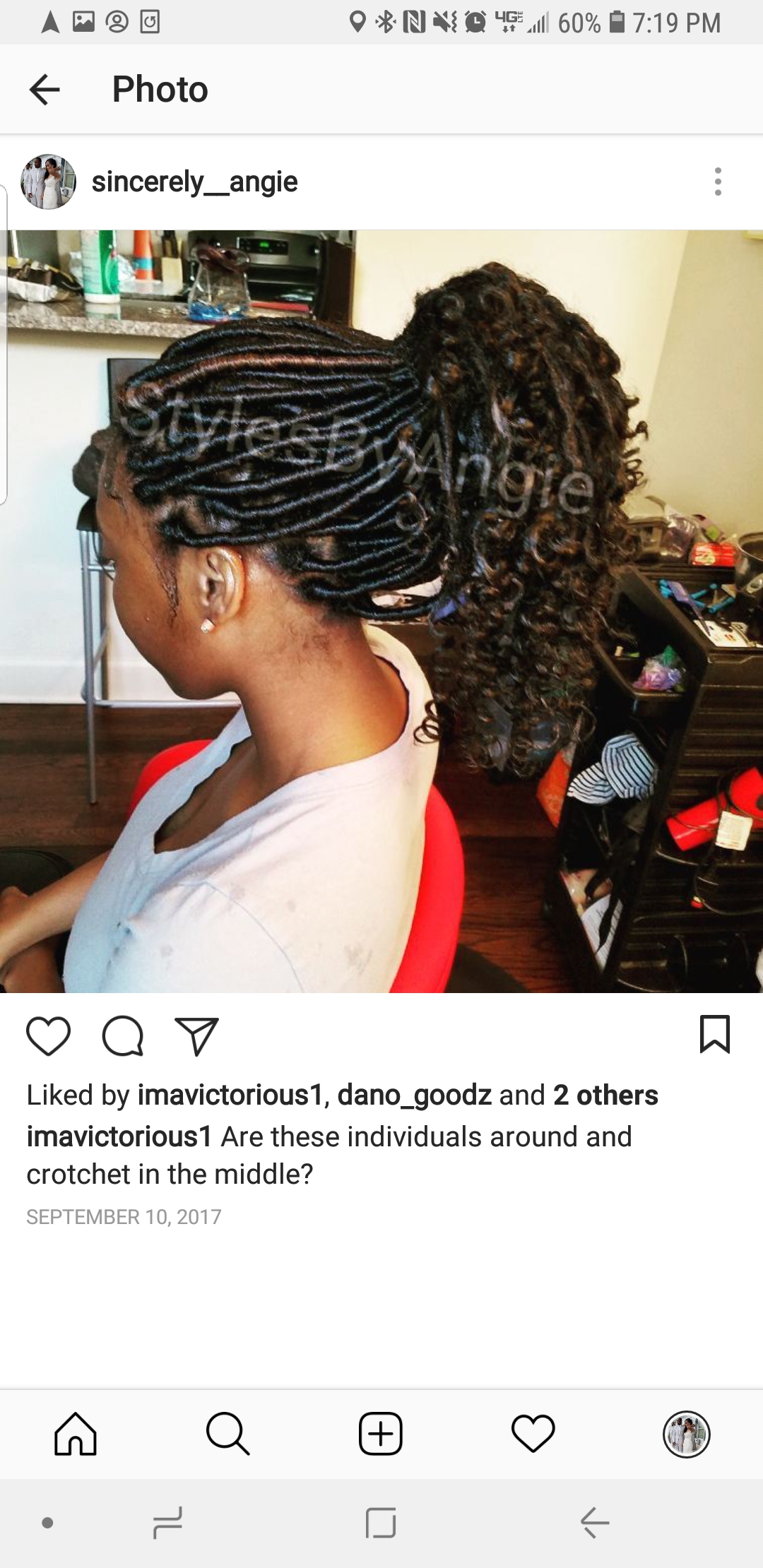 Medium Mid Back Goddesses Locs