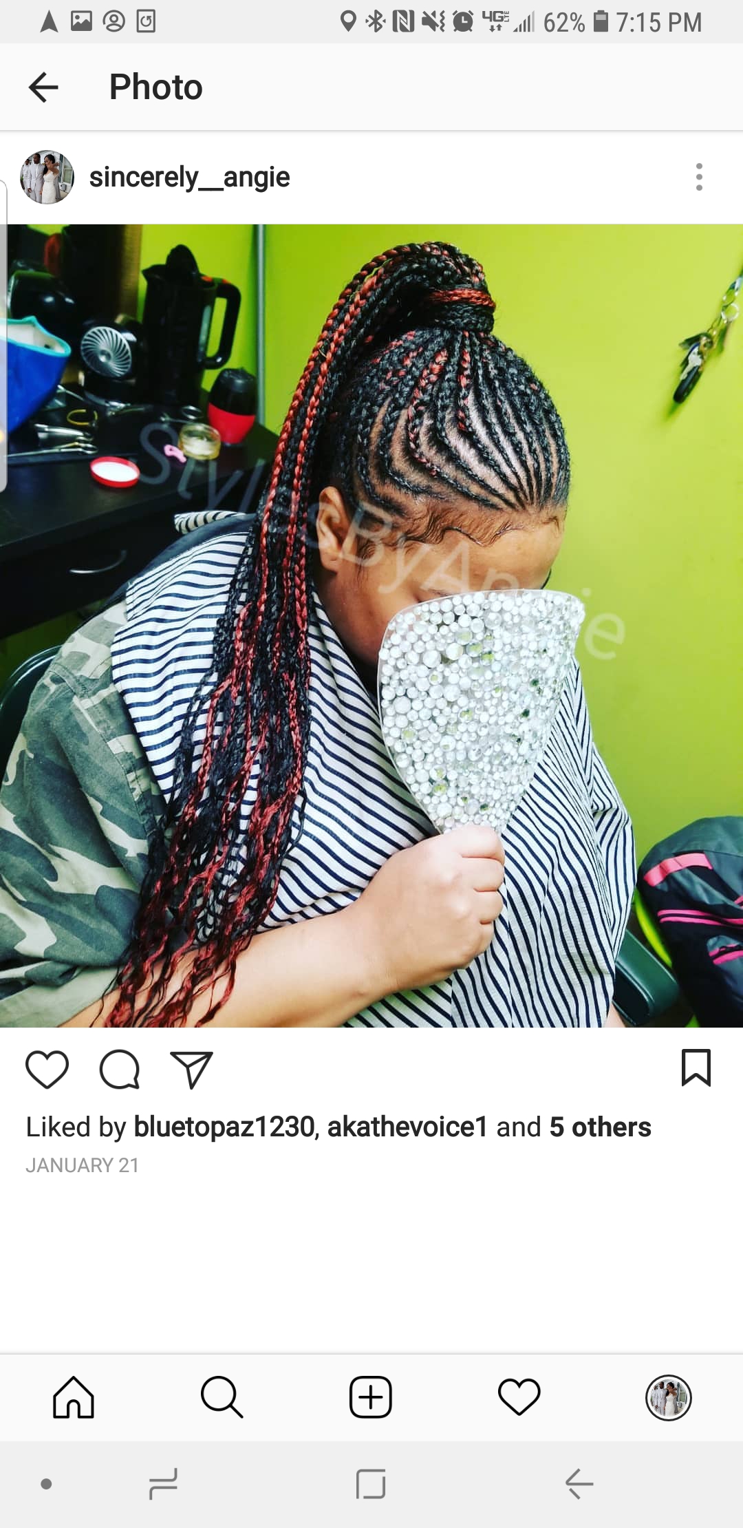 Mid Back Feedin Ponytail Small