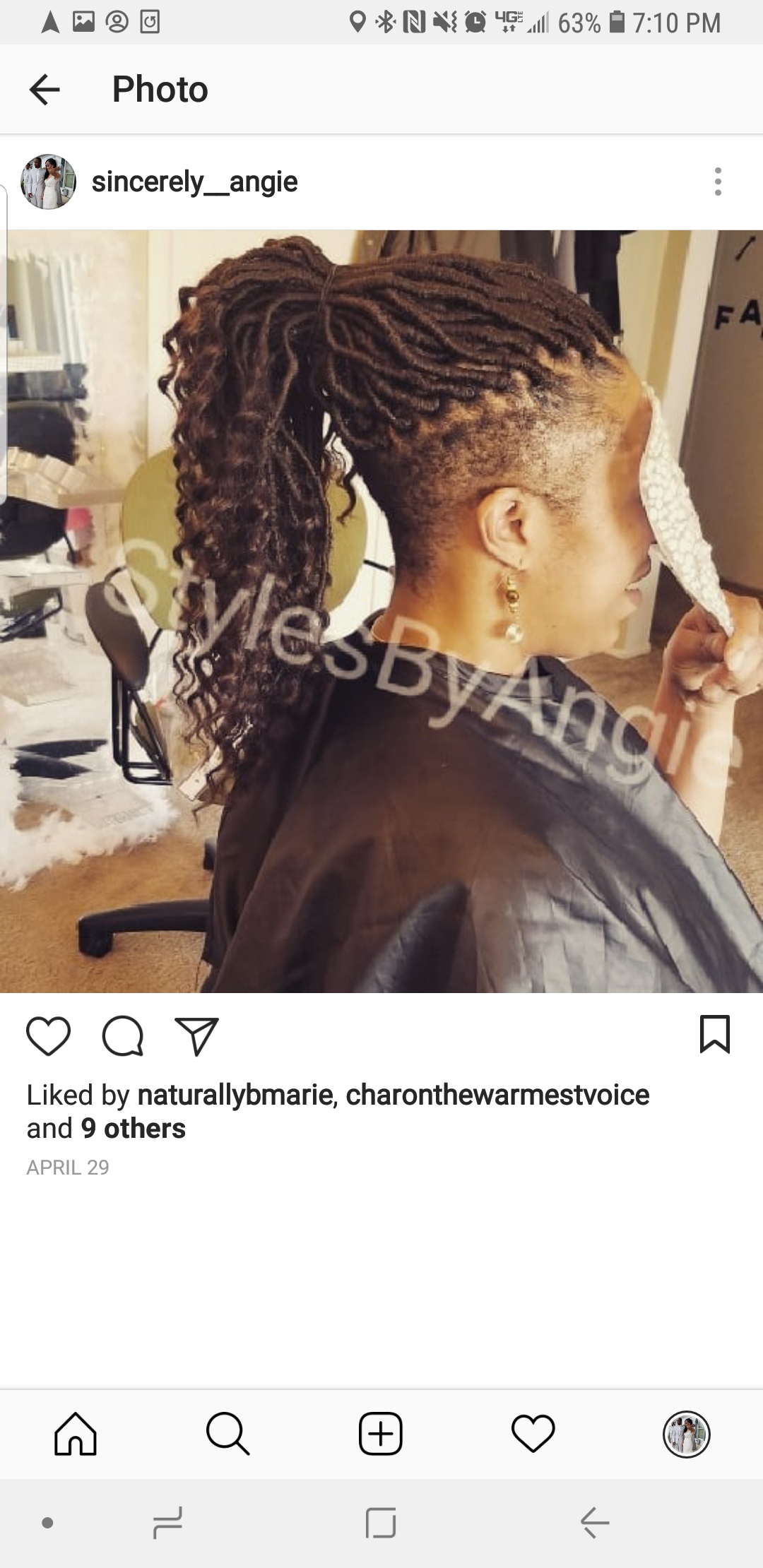 Goddess Locs With Shaved Sides Mid