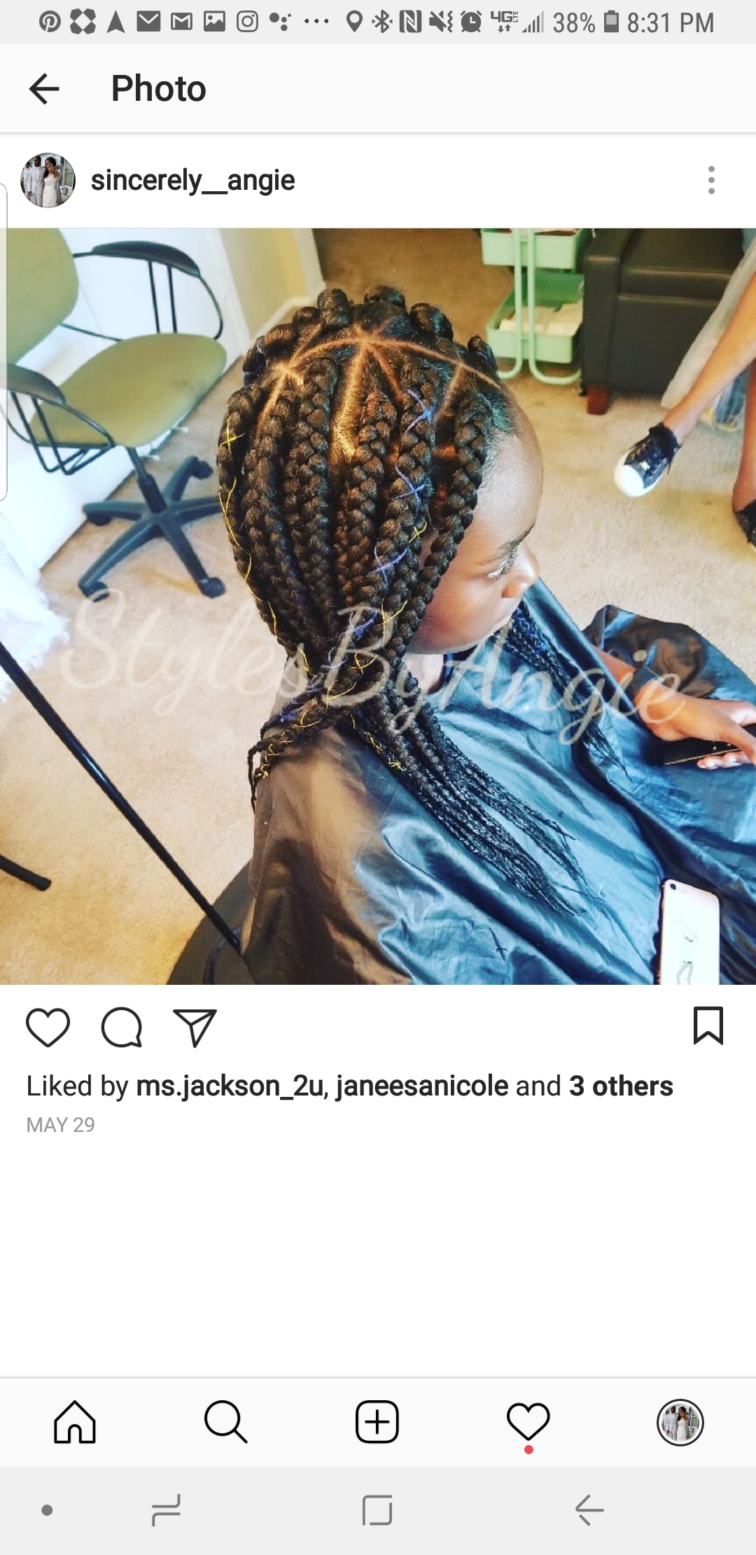 Kids Up To Age 12 Jumbo  Box Braids