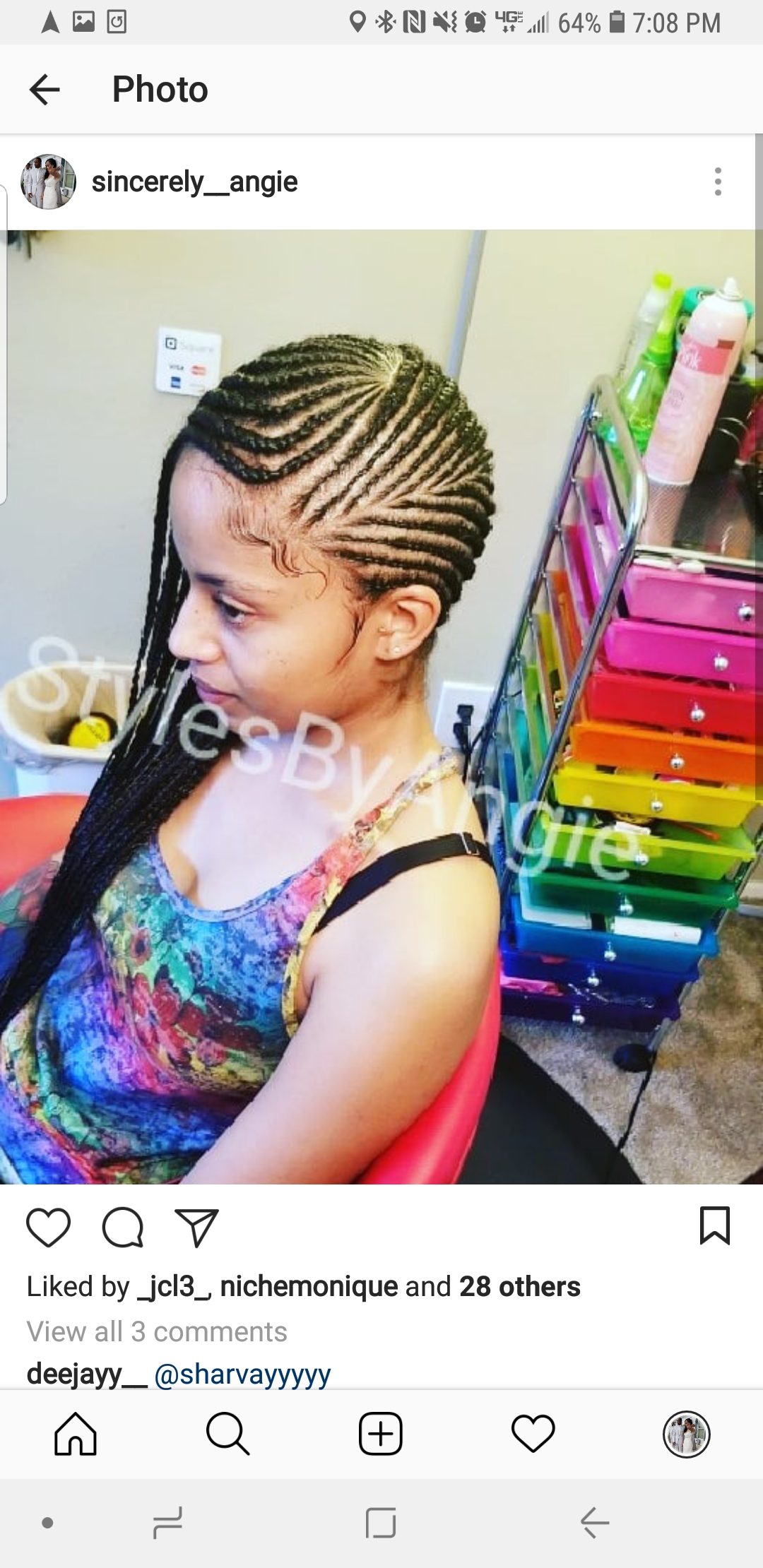Small/med Lemonade Braids Mid lngth