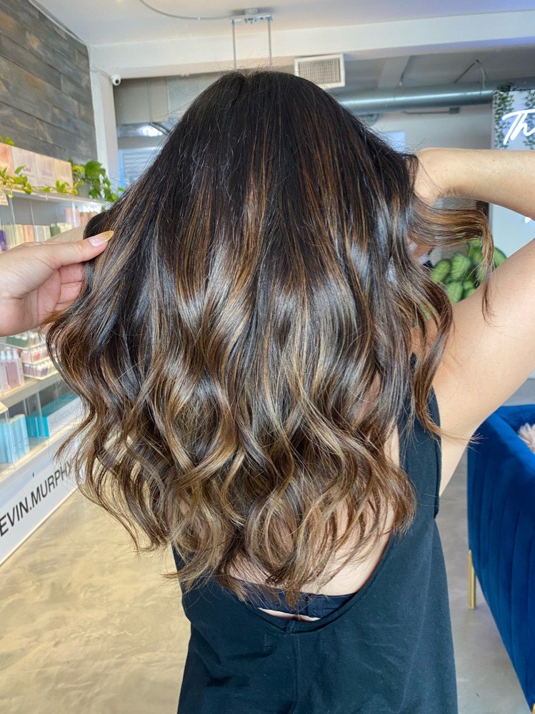 Blonde Going Dimensional Brunette