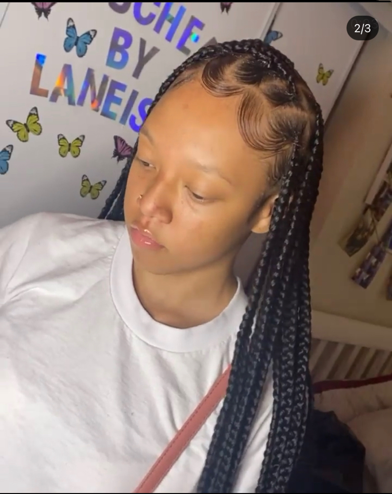 Medium Knotless at Touched bylaneise in Long Beach, CA