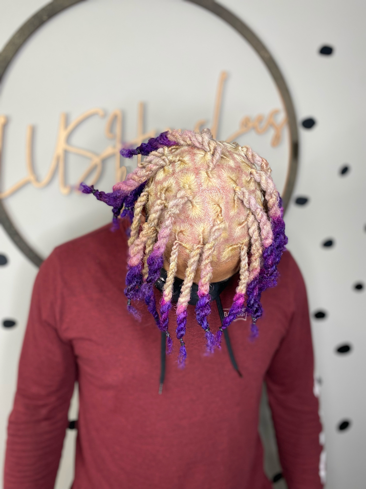 Loc Retwist and Color Bundle