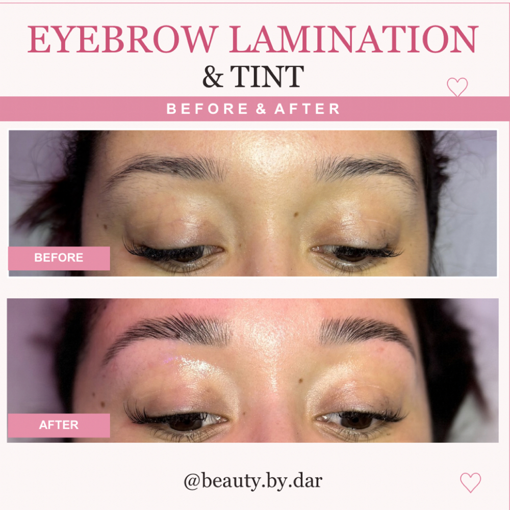 Eyebrow Lamination & Tinting at Beauty By Dar in Riverside, CA