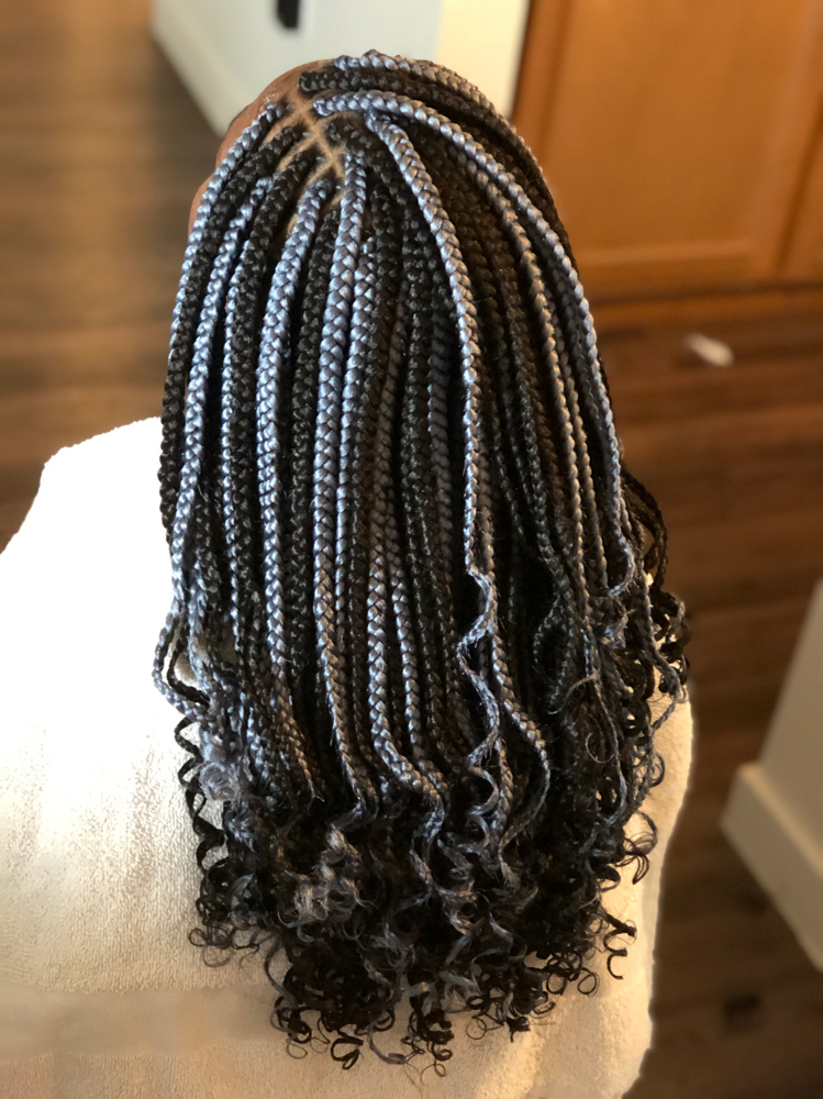 Medium Box Braids