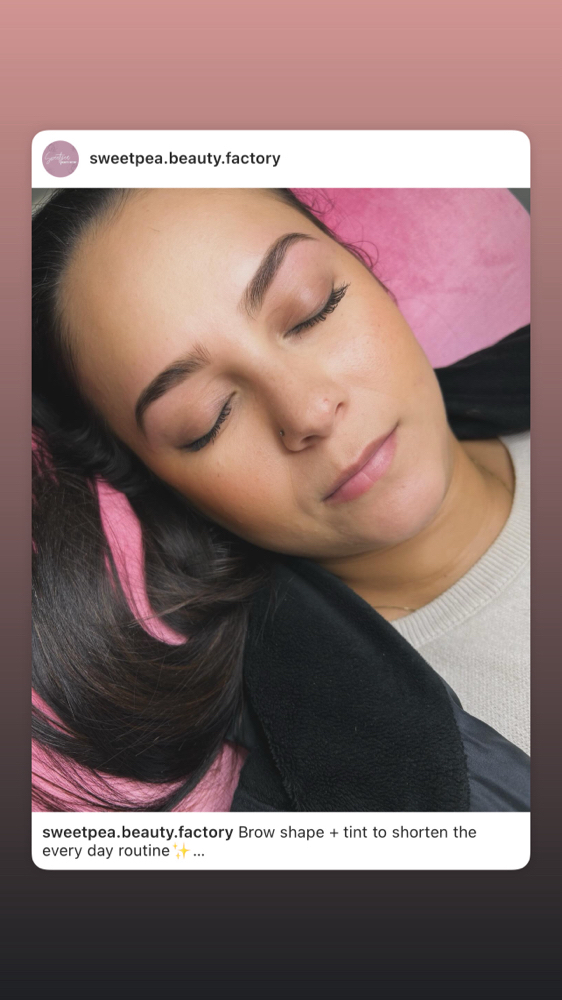 Brow Shaping + Tint